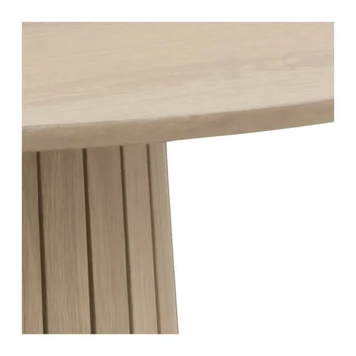 CASA Living Christo Spisebord Ø 120 x H 75 cm - Egetræsfiner - Mat Natur