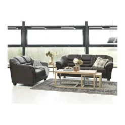 CASA Living Cornus Sofabordssæt H 50 x B 60 x L 120 cm - Egetræ/finer - Natur