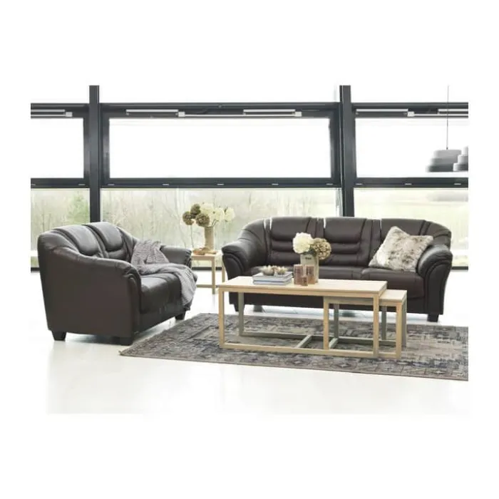 CASA Living Cornus Sofabordssæt H 50 x B 60 x L 120 cm - Egetræ/finer - Natur