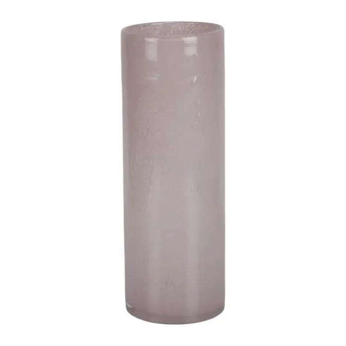 CASA Living Cylinder Vase Ø 12 x H 30 cm - Glas - Rosa