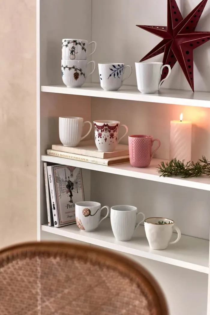 CASA Living Daisy Krus 35 cl - Porcelæn - Hvid