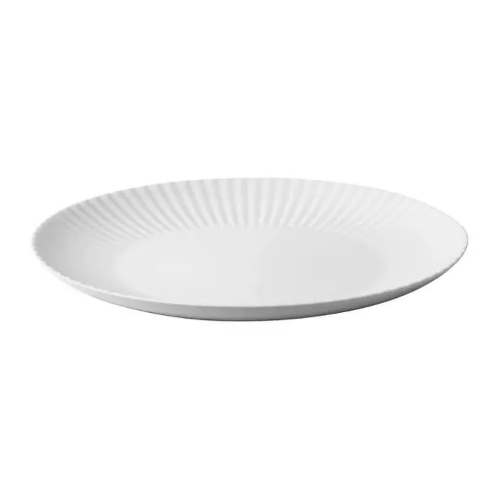 CASA Living Daisy Middagstallerken Ø 27 cm - Porcelæn - Hvid
