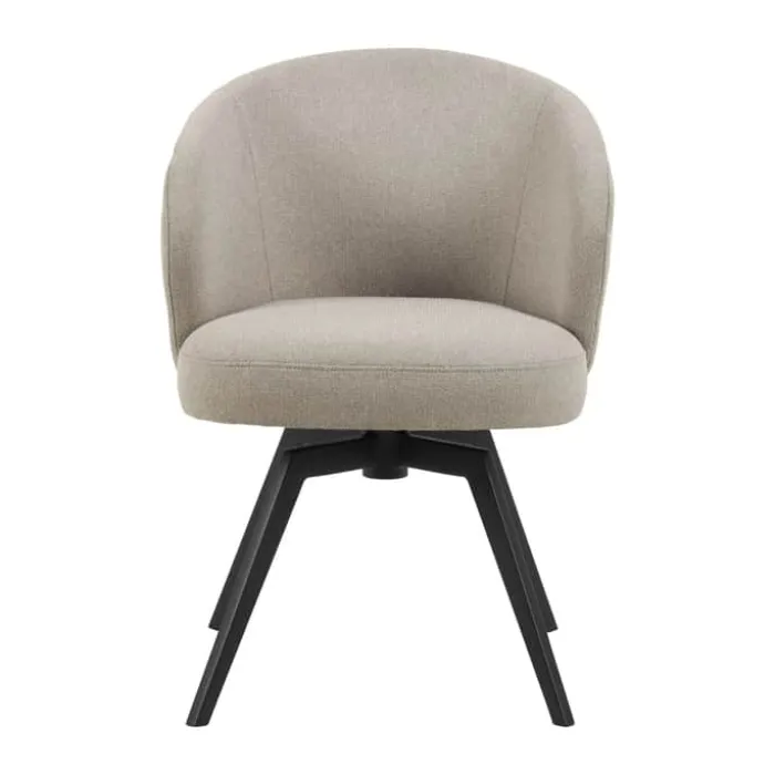 CASA Living Darlene Spisebordsstol H 80 x B 58,5 x D 60 cm - Stof/stål - Beige