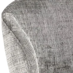 CASA Living Darlene Spisebordsstol H 80 x B 58,5 x D 60 cm - Stof/stål - Lysegrå