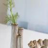CASA Living Dekorationsskål Ø 22 cm - Stentøj - Hvid/brun