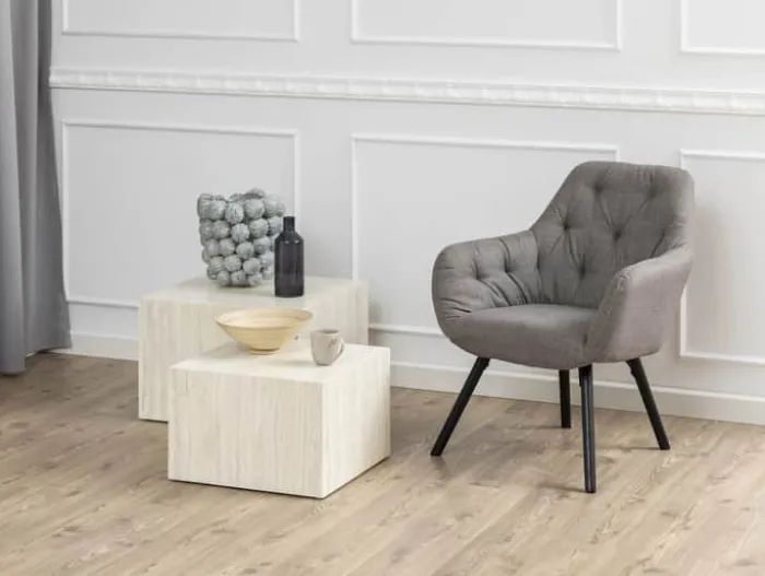 CASA Living Dice Sofabordssæt - 2 stk H 40 x B 58 x L 58 cm - MDF/papir - Beige