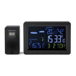 CASA Living Digital Vejrstation H 11,5 x L 16 cm - Sort