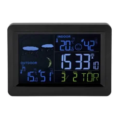 CASA Living Digital Vejrstation H 11,5 x L 16 cm - Sort
