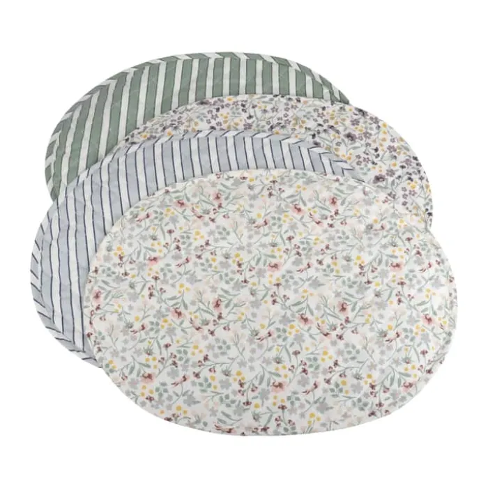 CASA Living Dækkeserviet B 35 x L 47 cm - Bomuld - Lyseblå