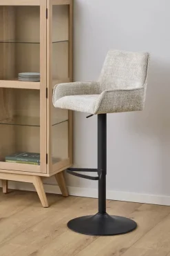 CASA Living Eddie Barstol H 114 x B 51 x L 50,5 cm - Stål/jute - Beige