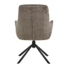 CASA Living Edgar Spisebordsstol H 94 x B 61 x L 67 cm - Stål/jute - Brun