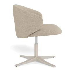 CASA Living Ella Loungestol H 71 x B 57 x D 47 cm - Stof/stål - Beige