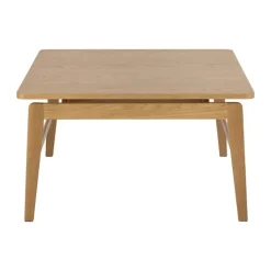 CASA Living Essex Sofabord H 45 x B 80 x D 80 cm - Egetræ - Natur