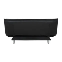 CASA Living Faith Sovesofa H 91 x B 98 x L 196 cm - Stål/stof - Sort