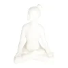 CASA Living Figur - Dame H 20,7 cm - Stentøj - Mat hvid