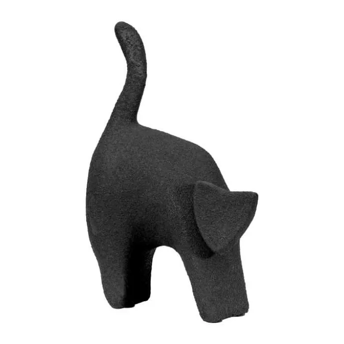 CASA Living Figur Kat H 27 cm - Poyresin - Sort