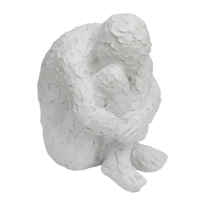 CASA Living Figur Tristan H 17 cm - Polyresin - Hvid