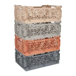 CASA Living Foldekasse B 30 x L 40,5 cm - Plastik - Nude