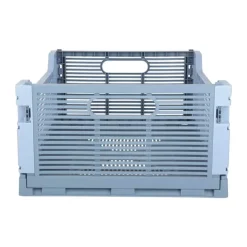 CASA Living Foldekasse B 30 x L 40 cm - Plastik - Blå