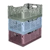 CASA Living Foldekasse B 20,5 x L 30,5 cm - Plastik - Lilla