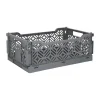 CASA Living Foldekasse B 20 x L 30,7 cm - Plastik - Grey