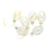 CASA Living Glasæg - 6 stk. H 4,2 cm - Glas - Gul