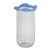 CASA Living Glasvase H 26 cm - Glas - Blå