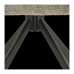CASA Living Graham Spisebordsstol H 87 x B 59 x L 62 cm - Jute - Grå