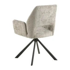 CASA Living Graham Spisebordsstol H 87 x B 59 x L 62 cm - Jute - Grå