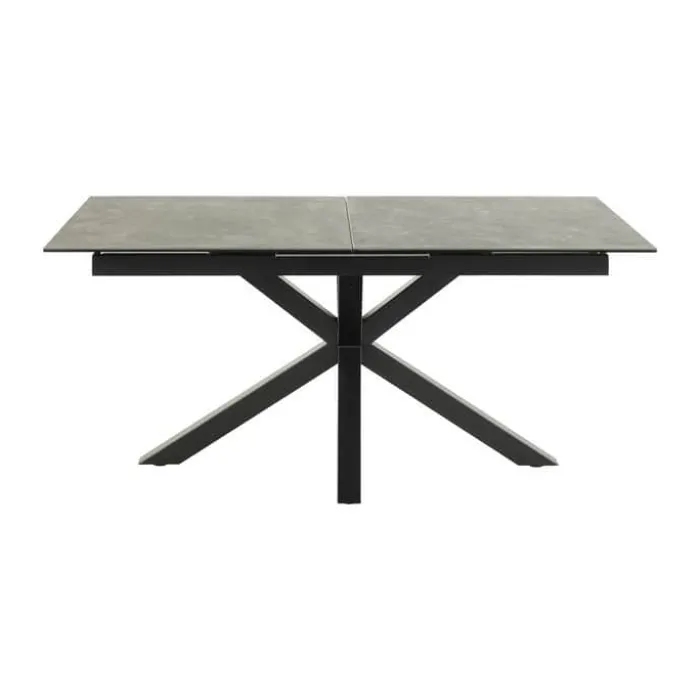 CASA Living Heaven Spisebord H 76 x B 90 x L 120 cm - Keramik/metal - Sort Fairbanks/sort