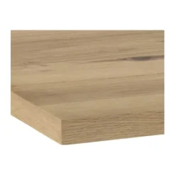 CASA Living Heaven Spisebord H 75,5 x B 220 x L 90 cm - Glas/metal - Vild eg/sort
