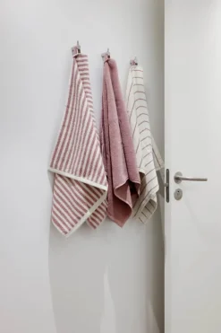 CASA Living Håndklæde B 50 x L 100 cm - Økologisk bomuld - Rosa