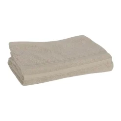CASA Living Håndklæde B 50 x L 100 cm - Økologisk bomuld - Taupe