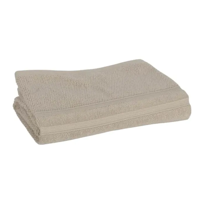 CASA Living Håndklæde B 50 x L 100 cm - Økologisk bomuld - Taupe