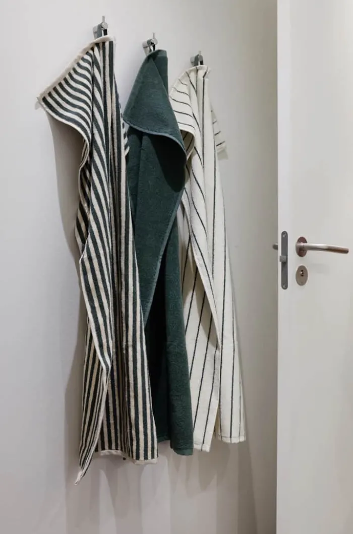 CASA Living Håndklæde B 50 x L 100 cm - Økologisk bomuld - Grøn