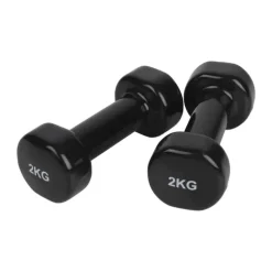 CASA Living Håndvægte - 2 stk. 2 kg - Jern - Sort