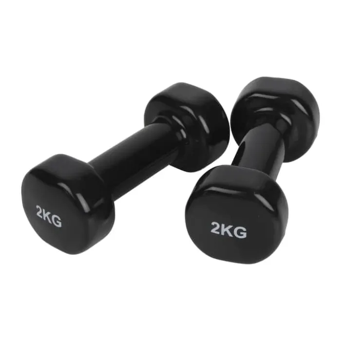 CASA Living Håndvægte - 2 stk. 2 kg - Jern - Sort