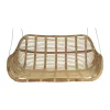 CASA Living Hængestol til 2 personer H 50 x B 110 x D 60 cm - Rattan - Lys natur