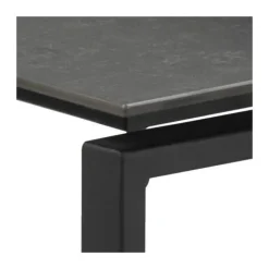 CASA Living Katrine Indskudsbord - 3 dele H 55 x B 50 x L 50 cm - Keramik/stål - Sort