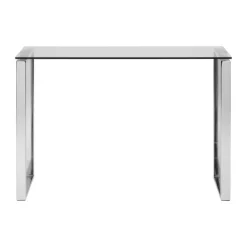 CASA Living Katrine Konsolbord H 76 x B 40 x L 110 cm - Glas/stål - Klar
