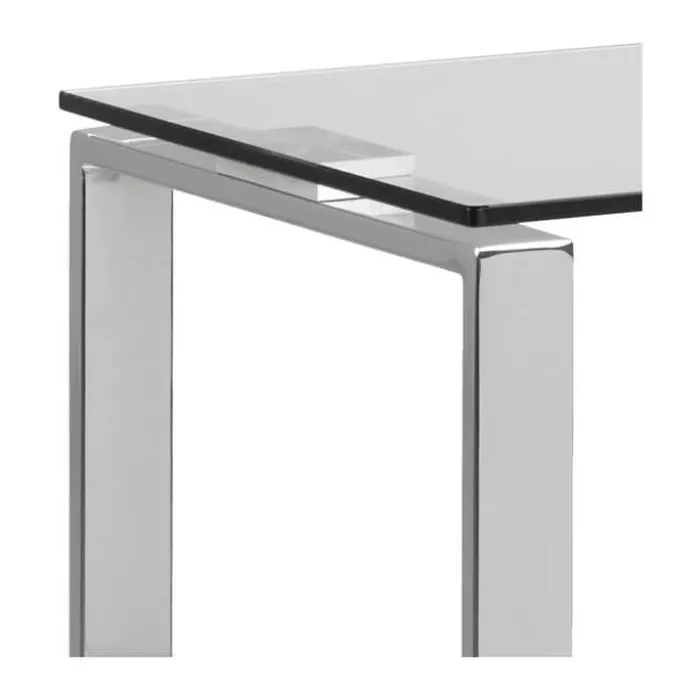 CASA Living Katrine Konsolbord H 76 x B 40 x L 110 cm - Glas/stål - Klar