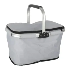 CASA Living Kølekurv H 22 x B 42 x D 30 cm - Polyester - Blå