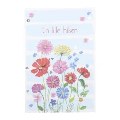 CASA Living Kort - En Lille Hilsen H 17 x B 11,5 cm - Papir - Multifarvet