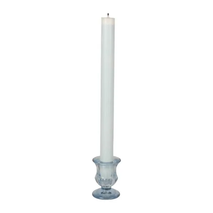 CASA Living Kronelys Ø 2,2 x H 29 cm - Stearin - Blå