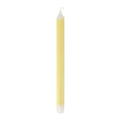 CASA Living Kronelys Ø 2,2 x H 29 cm - Stearin - Gul