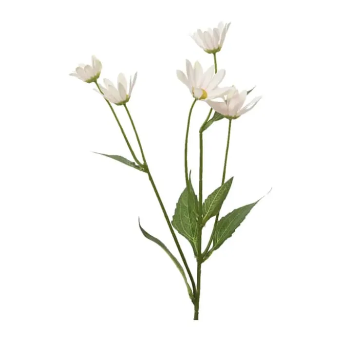 CASA Living Kunstig Blomst - Marguerit H 57 cm - Polyester - Hvid