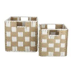 CASA Living Kurv H 30 cm - Papirgarn - Natur