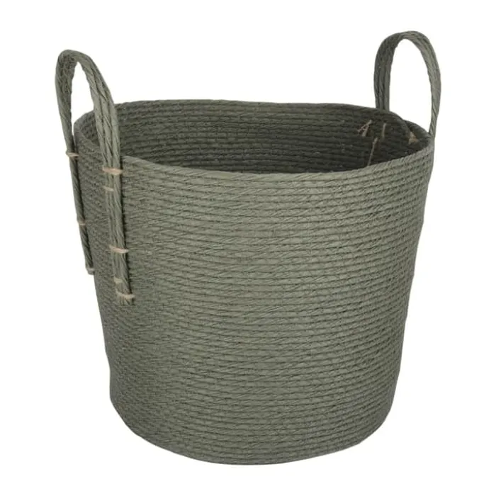 CASA Living Kurv Ø 33 x H 28 cm - Polyethylen - Grøn
