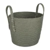 CASA Living Kurv Ø 28 x H 25 cm - Polyethylen - Grøn