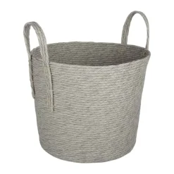 CASA Living Kurv Ø 33 x H 28 cm - Polyethylen - Grå